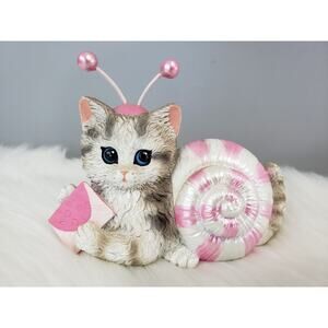 Cute As A Bug Cat Kayomi Harai Figurine Hamilton Snail - Steady as‎ a snail
